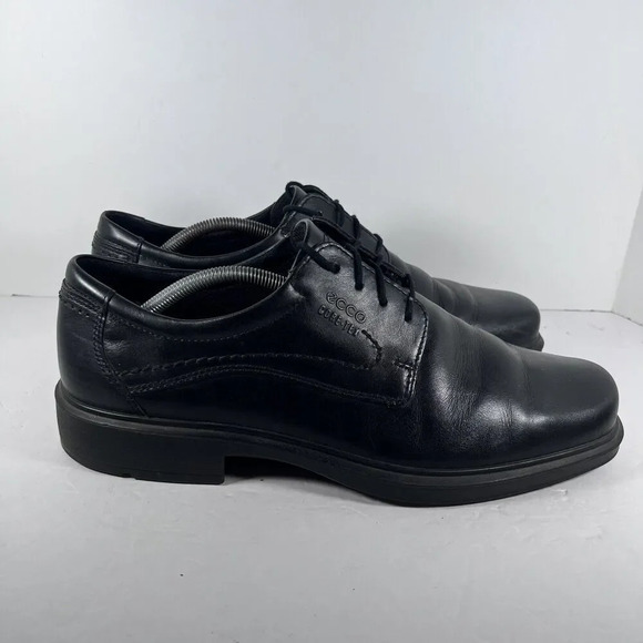 Ecco Other - Ecco Berlin Goretex GTX Black Leather Lace Up Dress Shoes Size 47 (Men's US 13)